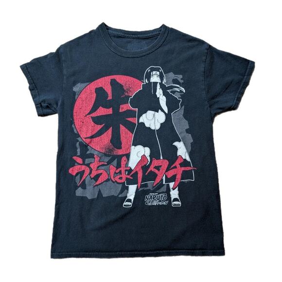 Ripple Junction Naruto Shippuden Men's T-Shirt Itachi Uchiha Akatsuki ANIME - Picture 1 of 4